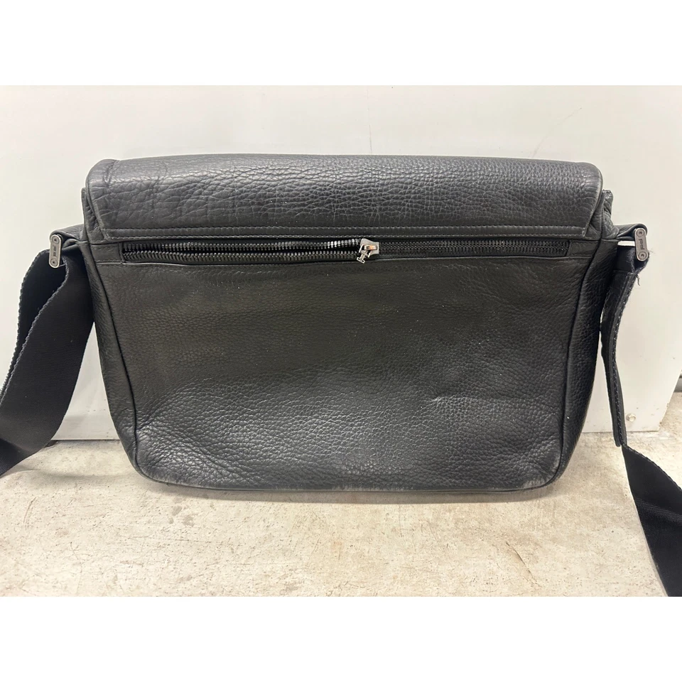 Porsche Design P'2100 Cuero Mensajero Laptop Maletín Bolso Lujo-13"x17"x5" Foto 4 de 4