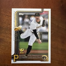 2025 Topps Series 1 Paul Skenes Gold Cup #98 Pittsburgh Pirates