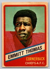 1976 Wonder Bread All-Star Series - #22 Emmitt Thomas | Kansas City Chiefs VG