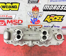 Offenhauser 1949-1953 Ford Mercury Flathead 2x2 Aluminum Intake Manifold Hot Rod