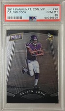 2017 Panini National Convention Vip Dalvin Cook #26 PSA 10 Rookie