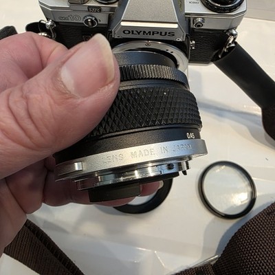Olympus OM-10 Film Camera S. ZUIKO 50mm f1 -1.4 Lens From JAPAN | eBay