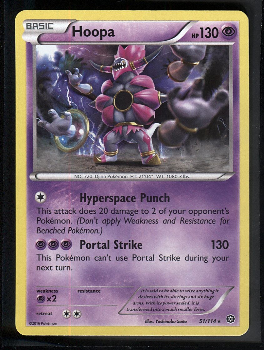 Hoopa - 51/114 (XY Steam Siege) 051/114 Deck Exclusives Holo Rare NM Pokemon