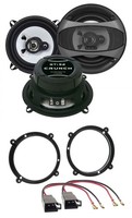 Crunch 13Cm 150Watt 2-Wege Lautsprecher FüR Audi A3 1996-2003 FronttüR Auto Boxe