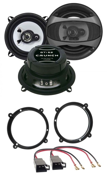Crunch 13Cm 150Watt 2-Wege Lautsprecher FüR Audi A3 1996-2003 FronttüR Auto Boxe-image