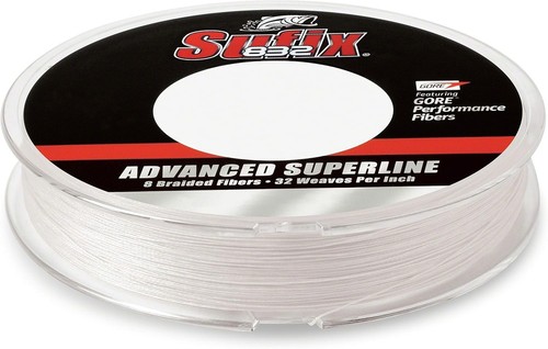 Sufix Advanced Superline 832 Braid 8 lb Ghost 300 yds One Size, Multi