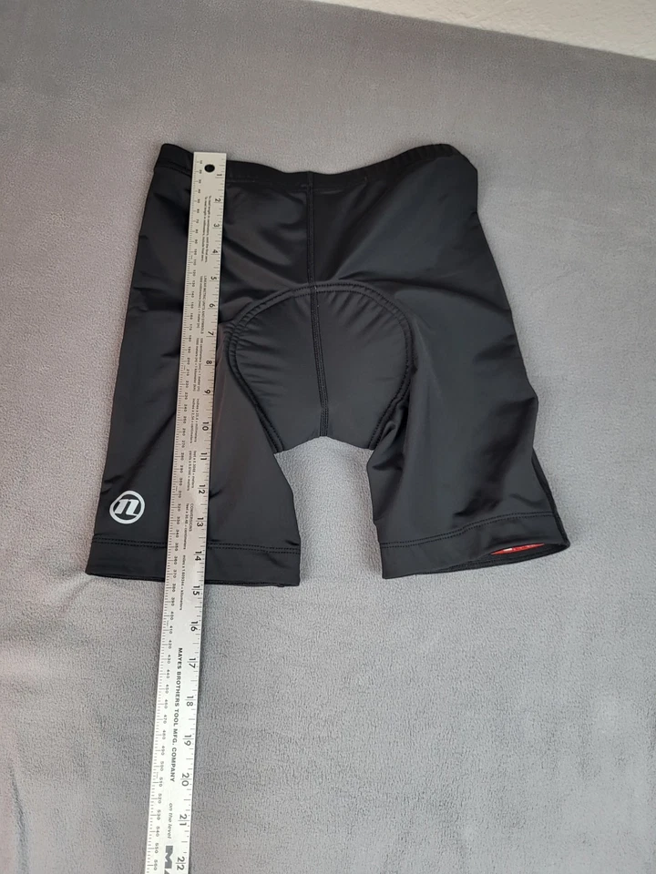 Pantalones Cortos de Ciclismo Novara Para Hombre Medianos Negros Ligeros Elastizados Acolcha Foto 3 de 4