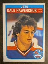 1982-83 O-Pee-Chee OPC Dale Hawerchuk Hockey Rookie Card RC #380 Winnipeg Jets. rookie card picture