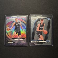 2024-25 Panini Prizm Tristan da Silva Silver Instant Impact RC #20 + Base Rookie