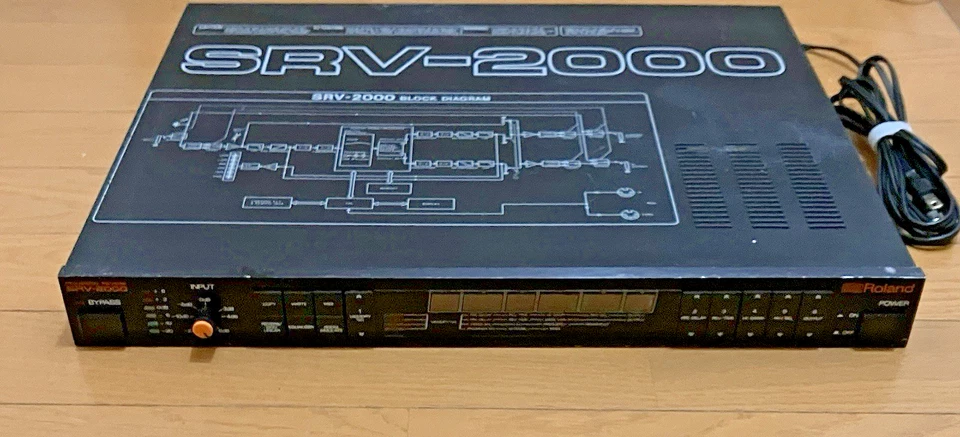 Roland SRV-2000 MIDI Digital Reverb Vintage Made in Japan Rack Effects Used - Image 3 of 4