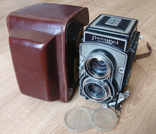 Meopta Flexaret VI 6 Automat 120/35 Film TLR Camera Rare 1/500 Shutter Case