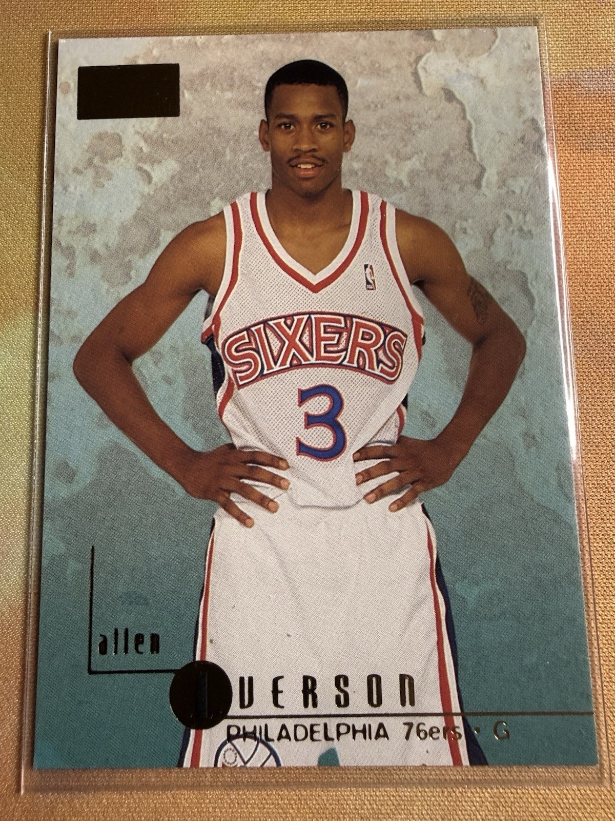 1996-97 SkyBox Premium Allen Iverson Rookie RC #85 Philadelphia 76ers HOF