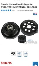 Steeda Underdrive Pulleys For 1996-2001 Mustang - 701-0002