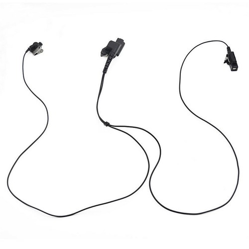 PTT Button Headset Earpiece For Motorola XTS2500 MT2000 GP9000 MTX-LS Radio D - Afbeelding 7 van 14