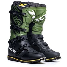 Stivali Moto TCX X-BLAST BLACK/GREEN/YELLOW