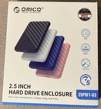 ORICO 2.5" SATA USB C EXTERNAL SSD HDD Hard Drive ENCLOSURE CASE 6 Gbps