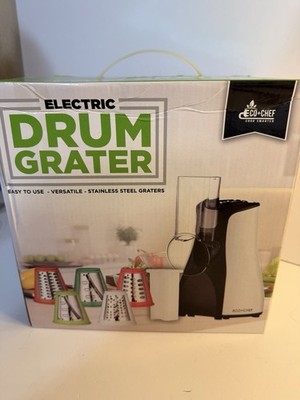 eco+chef Electric Drum Grater 5 Stainless Steel Blades EC-EDGRTR .Sku118