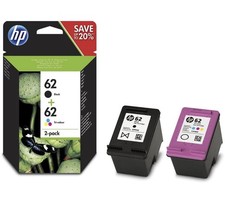 HP 62 Black & Colour Ink Cartridge Combo Pack For ENVY 5640 5740 7640 e-AiO All