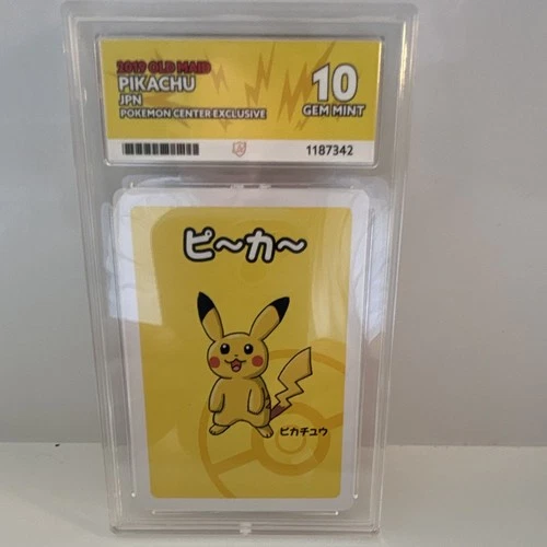 Pokémon Center Pikachu 2019 Old Maid JPN Promo Pokémon Center Exclusive ACE 10