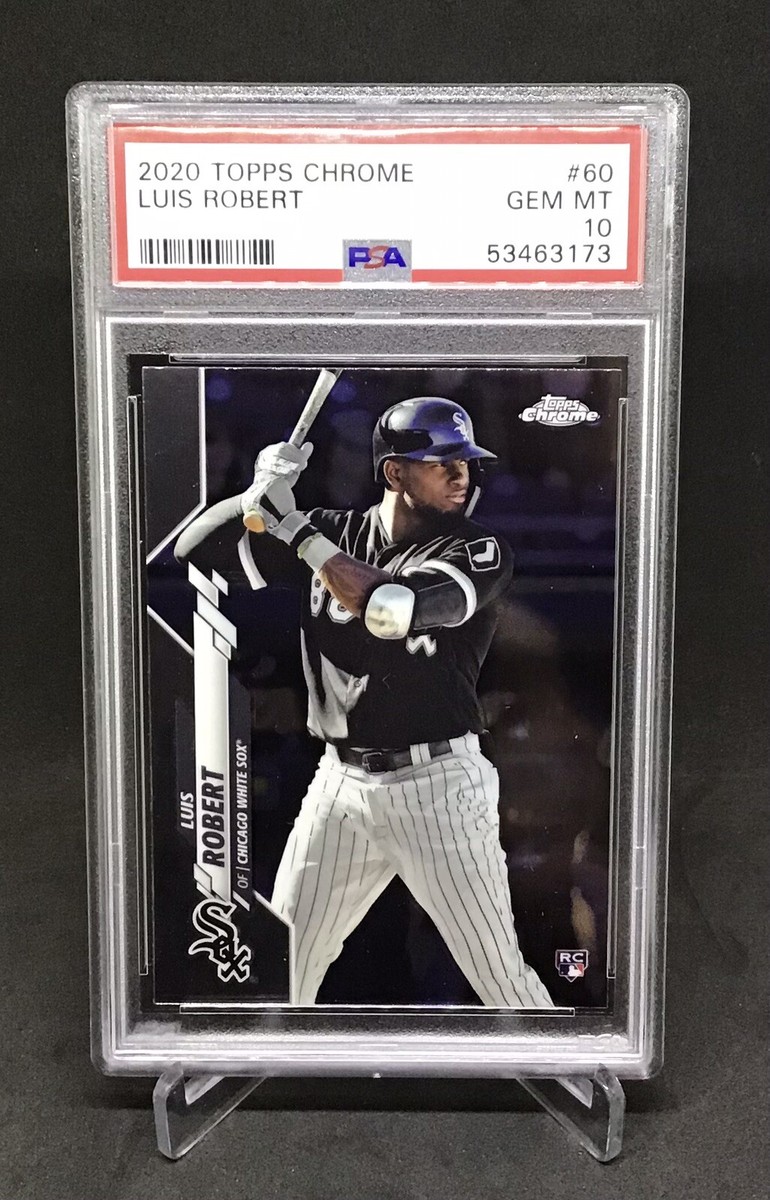 2020 Topps Chrome #60 Luis Robert Rookie RC PSA 10 - Chicago White