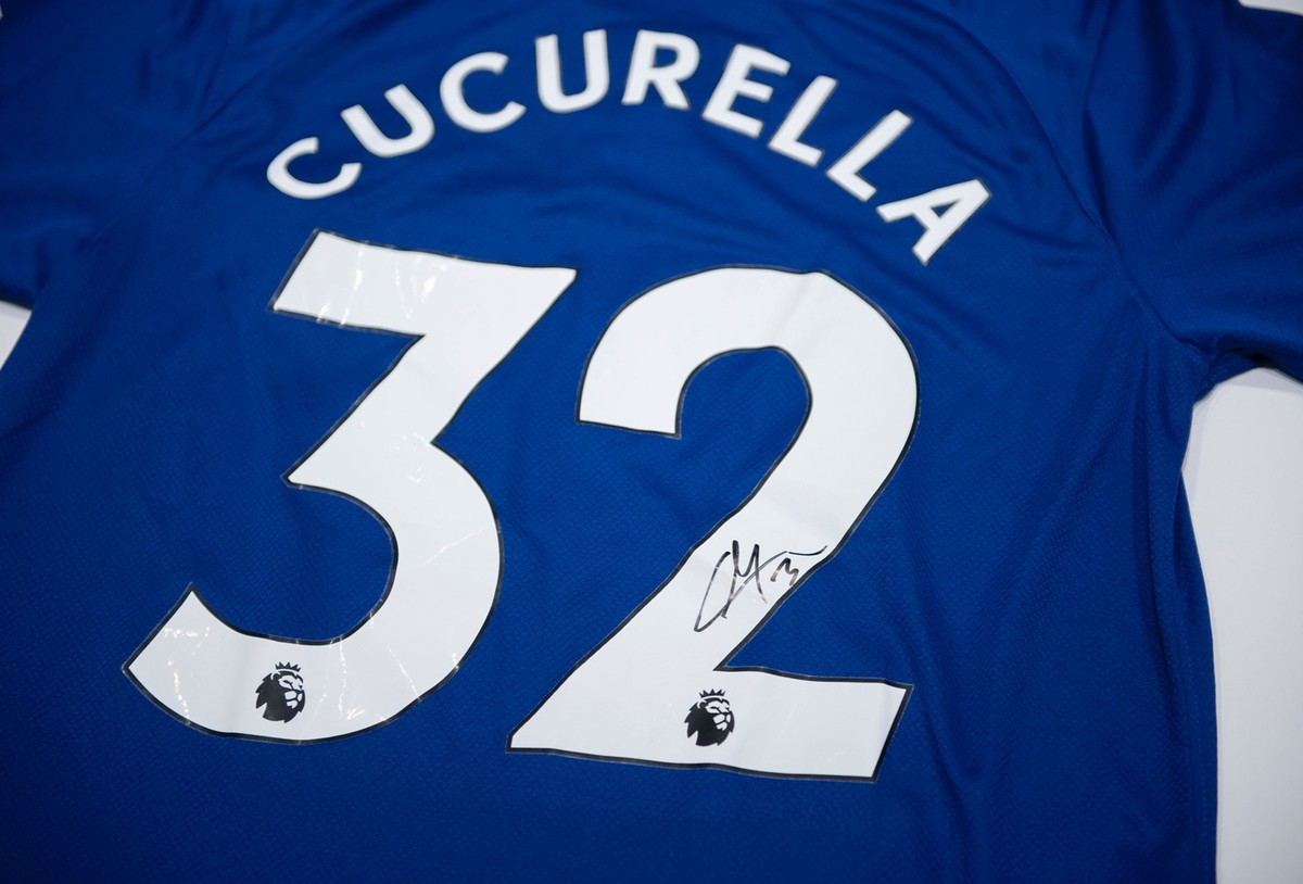 Marc Cucurella SIGNED Chelsea F.C. Shirt Genuine Signature AFTAL