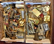 1 pound lot of Steampunk Parts for Artists-Wholesale -assorted smalls -#FGH6