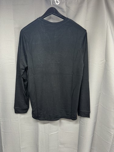 32 Degrees Heat Men's Long Sleeve Base Layer Crewneck Shirt - Black - L - New - Picture 2 of 9