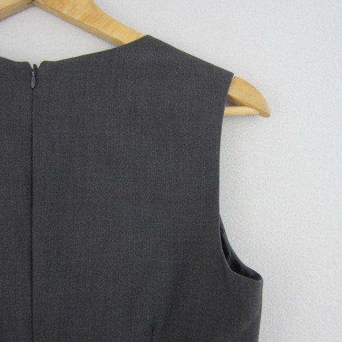 Calvin Klein Dress Womens 12 Grey Sequins Snakeskin Straight Sheath Work Event - Picture 9 of 18
