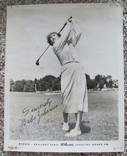 BABE ZAHARIAS WILSON PROMOTIONAL B & W PHOTO