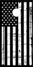 Black And White American Flag Cornhole Wrap Bag Toss Skin Decal Sticker Wraps
