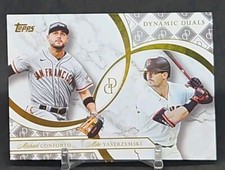 2024 Topps Dynamic Duals #35 Michael Conforto / Mike Yastrzemski S.F. Giants