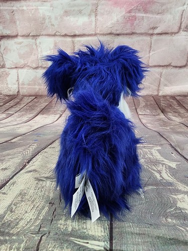 Disney Junior Vampirina Wolfie 9" Blue & White Fuzzy Puppy Dog Plush - Picture 3 of 6