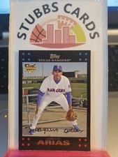 2007 Topps # 286 JOAQUIN ARIAS ROOKIE RC Texas Rangers