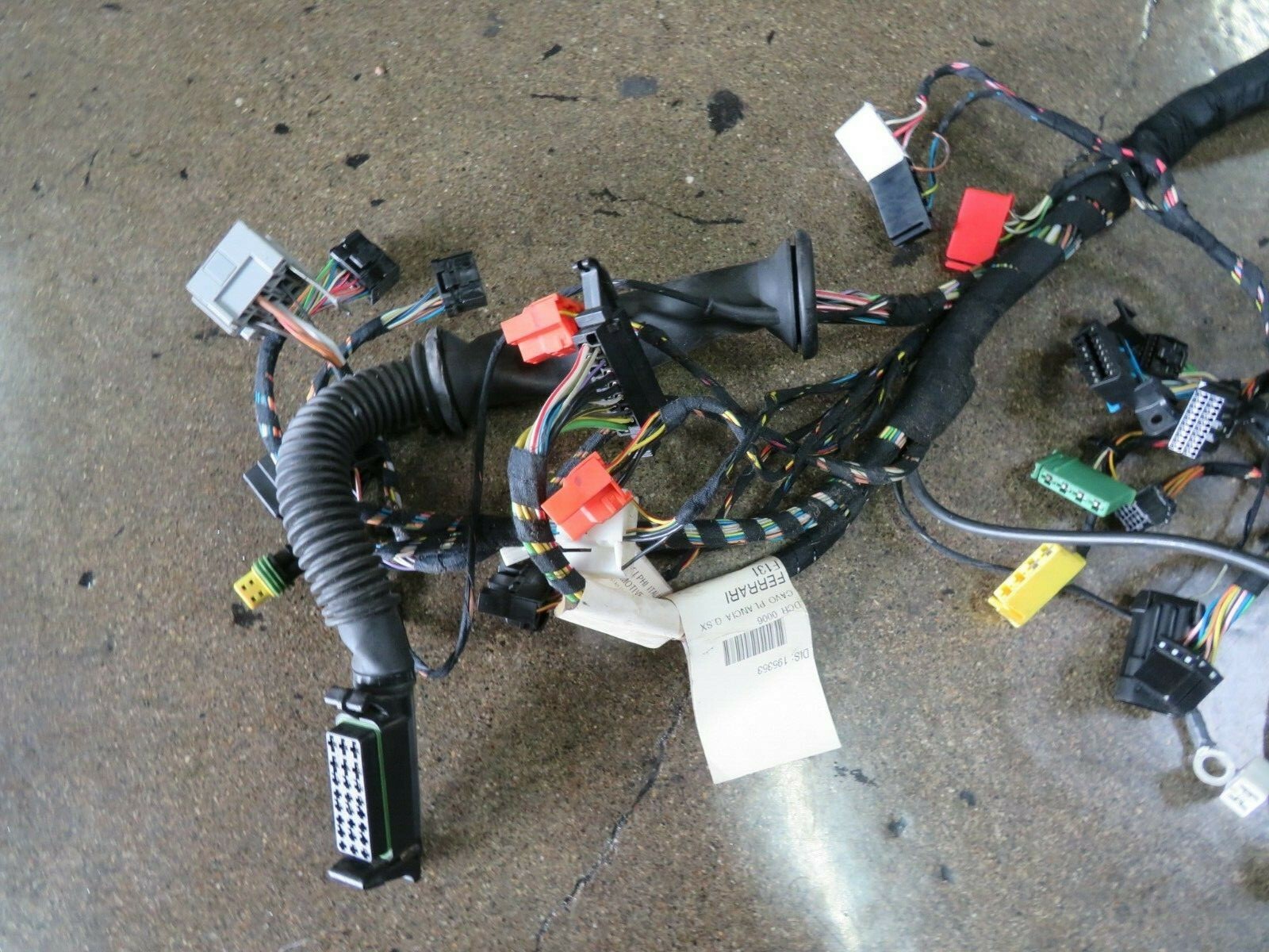 Ferrari 360, Main Dash Wiring Harness, Used, P/N 188897, S/C 195353