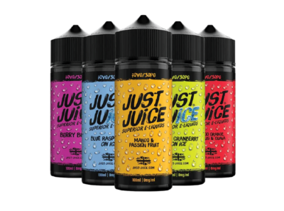 JUST JUICE E Liquid Premium 100ml Vape Juice 0mg 70vg 30pg BUY 3 GET 1 FREE 
