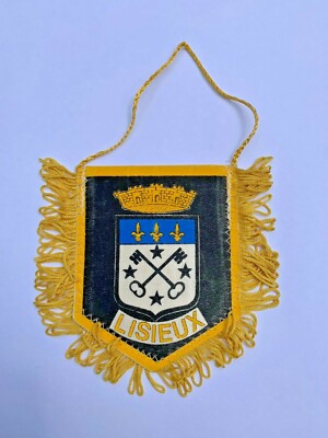 FANION FOOTBALL ancien vintage WIMPEL PENNANT - CA Lisieux FANION FOOTBALL ancien vintage WIMPEL PENNANT - CA Lisieux
