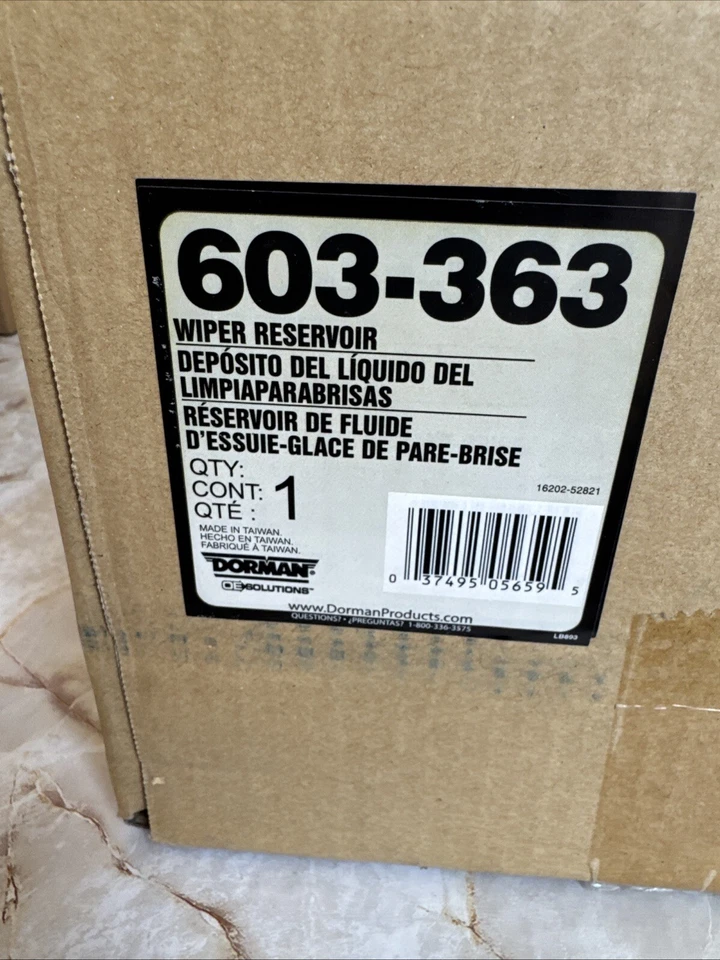 Резервуар охлаждающей жидкости двигателя Dorman 603-363 подходит для BMW M5 Z8 - Изображение 2 из 4