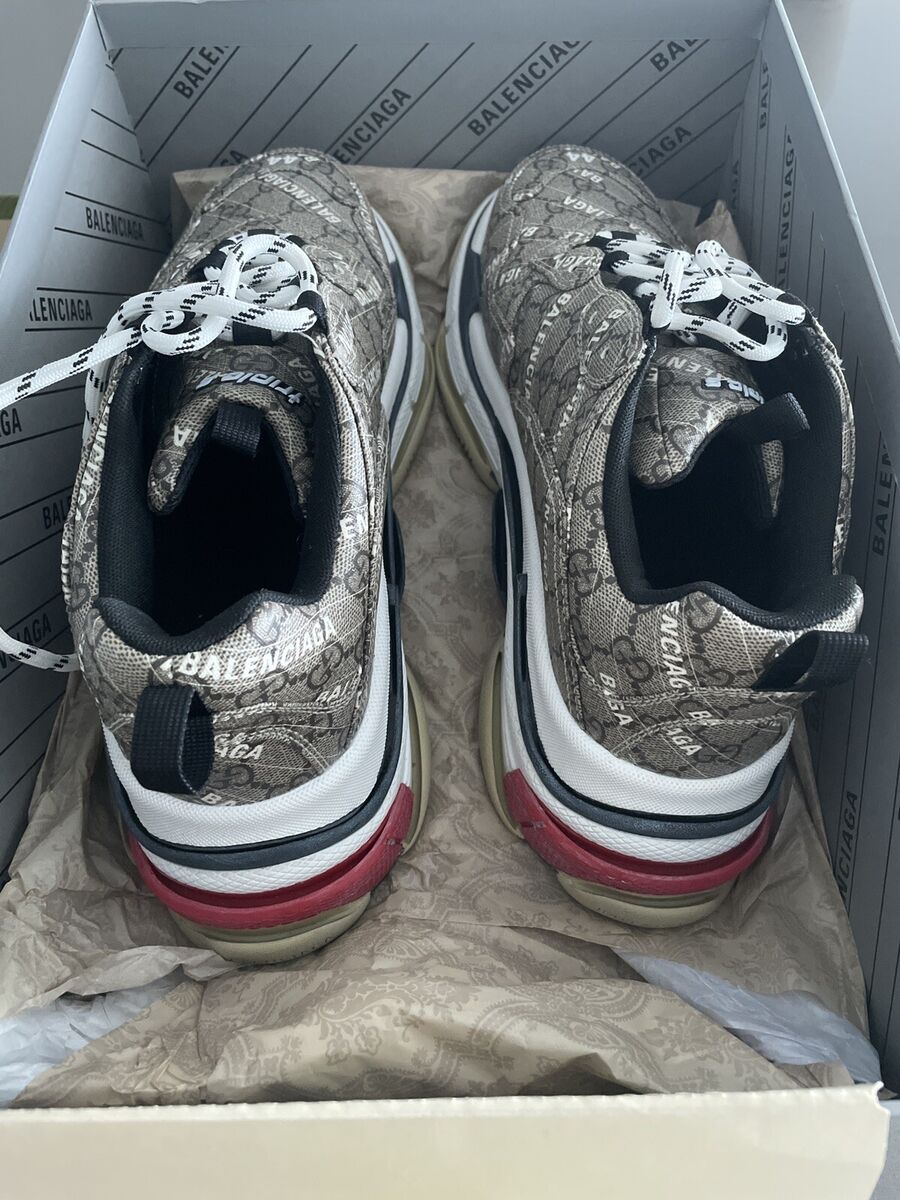 Balenciaga X Gucci Hacker Project Triple S Size 10.5/US 44 E Balenciaga X Gucci Hacker Project Triple S Size 10.5/US 44 E