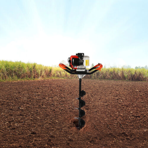 Petrol Post Hole Borer 52CC Fence Earth Auger Digger+3 Drill Bits& 12" Extension - Picture 23 of 23