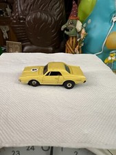 Aurora Thunderjet HO Scale Slot Car: 1967 Mercury Yellow Cougar