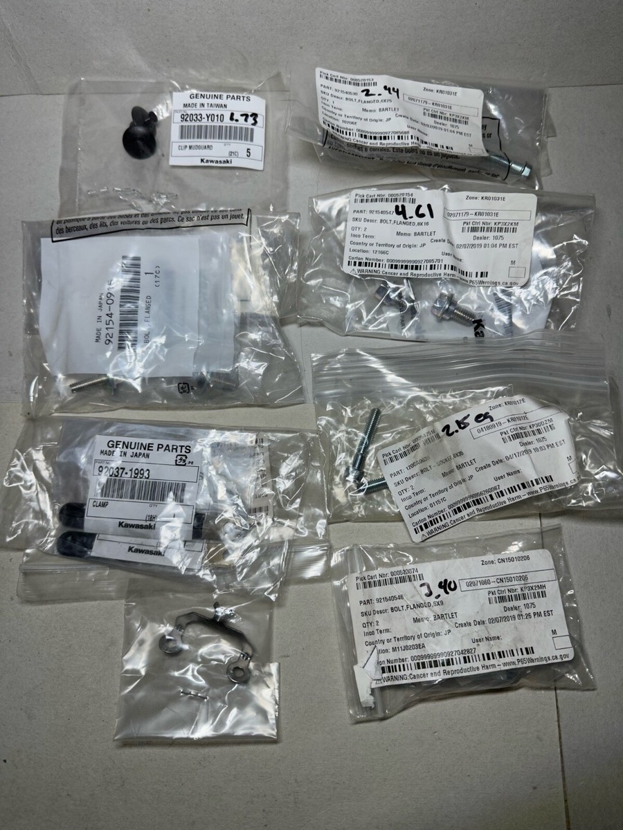Kawasaki atv sport quad dirt bike new oem parts lot | eBay