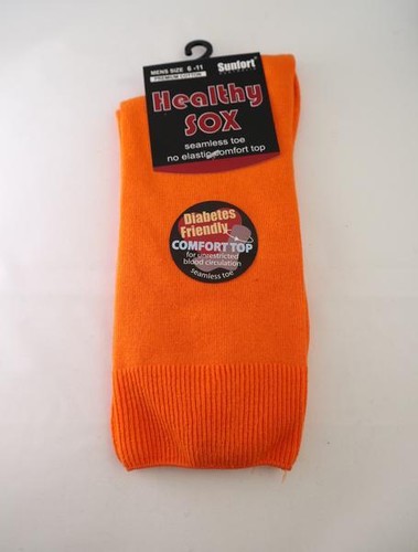 Men's Diabetic Loose Top Medical Circulation Socks Wide Top SEAMLESS SMOOTH TOE - Picture 9 of 11