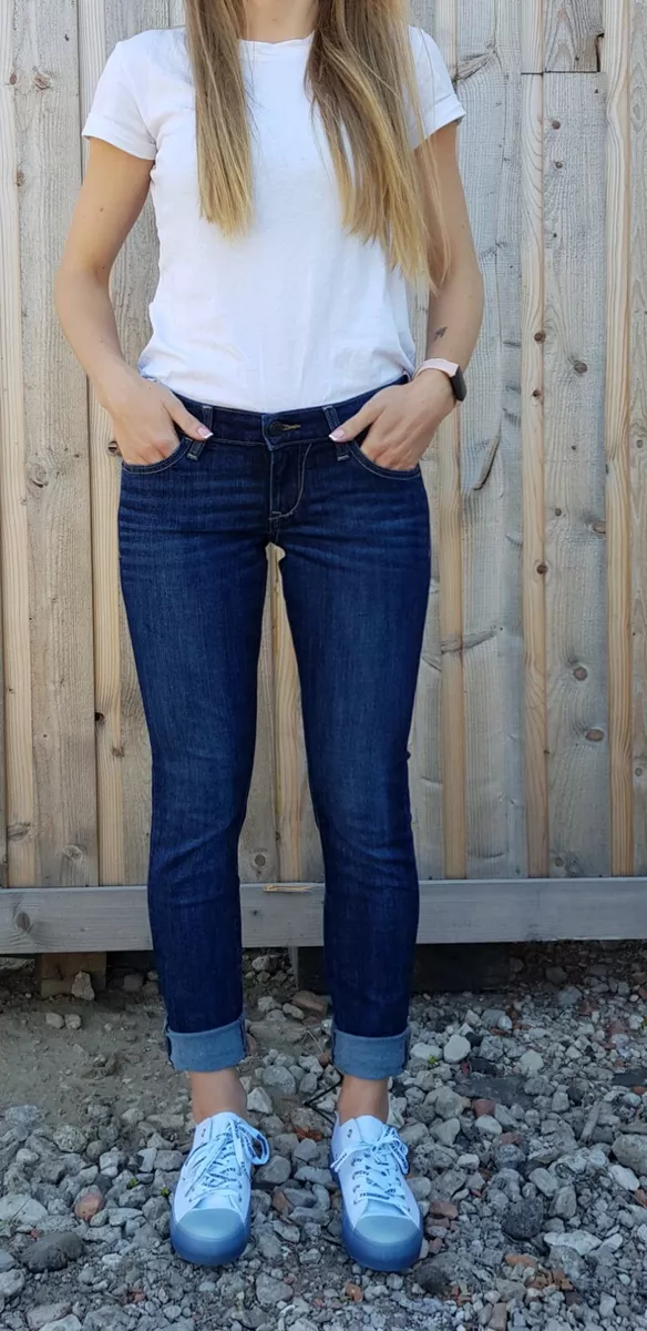 New Old Navy Women s Jeans Size 14 Regular Skinny Low Rise Stretch Blue