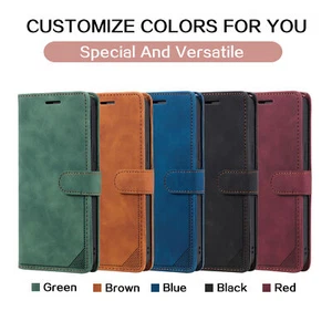 Flip carte en cuir Wallet étui de téléphone pour OPPO A93 A73 Réel Q3 5 7 8 C3 A5 A9
