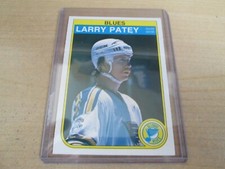 1982-83  OPC # 308 LARRY PATEY     ST-LOUIS BLUES
