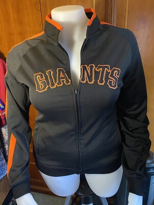 Majestic San Francisco GiantsナイロンジャケットXL Men's San Francisco Giants Majestic Black On-Field Therma