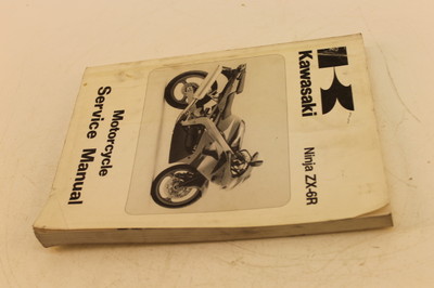 1998 KAWASAKI NINJA ZX-6R FACTORY MOTORCYCLE SERVICE MANUAL #99924