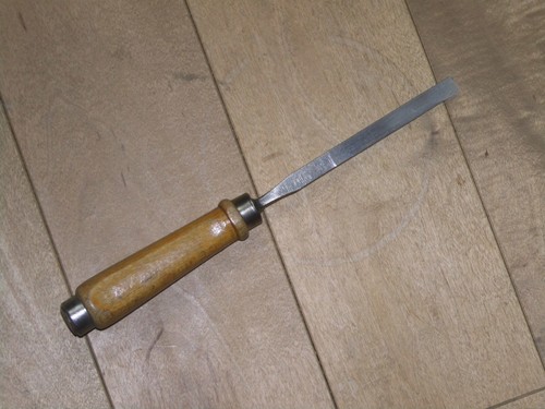 altes Stechbeitel     altdeutsche Form    9mm breit - Bild 3 von 3