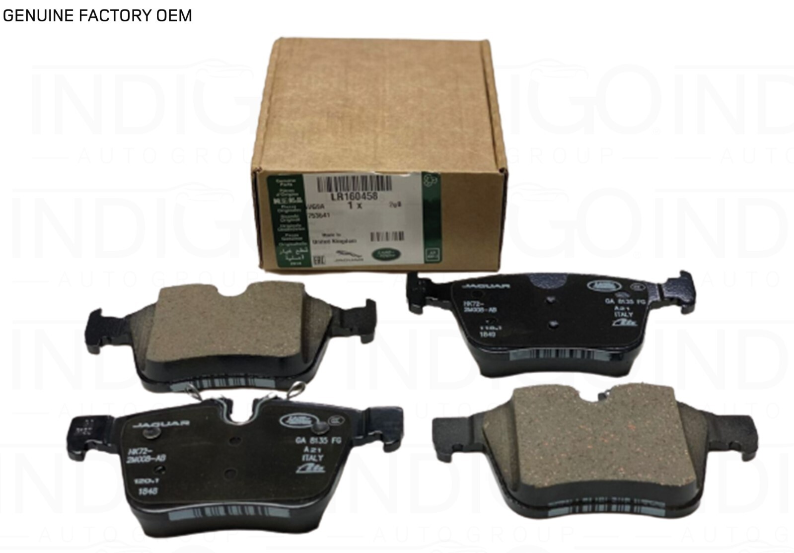LAND ROVER REAR BRAKE PADS LAND ROVER DISCOVERY SPORTLR160458 FACTORY