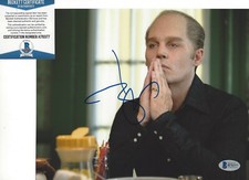 ACTOR JOHNNY DEPP SIGNED 'BLACK MASS' 8x10 PHOTO BECKETT COA WHITEY BULGER PROOF